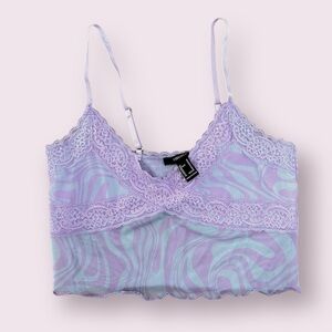 new without tags purple forever 21 top